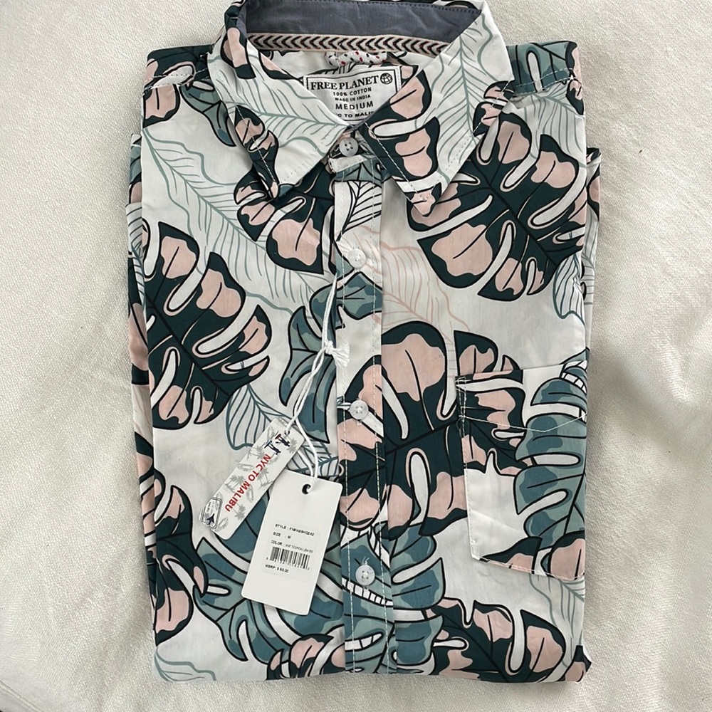 NWT Free Planet mens shirt
